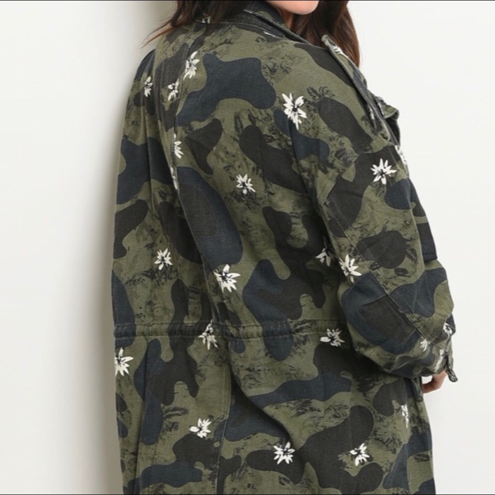 Camo floral jacket - Picture 2 of 3